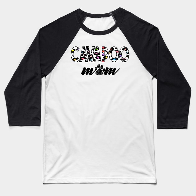 Cavapoo Mom Baseball T-Shirt by raeex